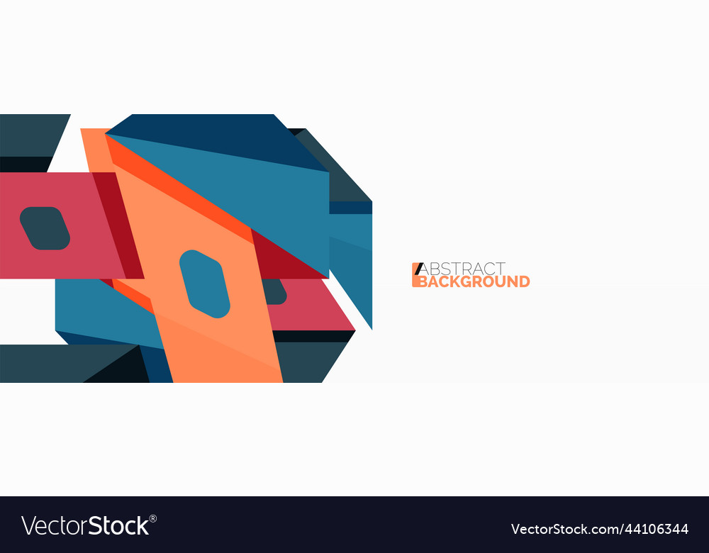 Abstract line and triangle background creative