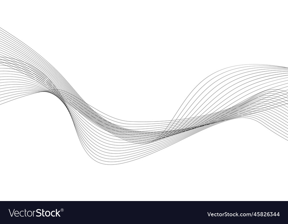 Abstract wave element for design digital Vector Image Abstract wave element for design digital