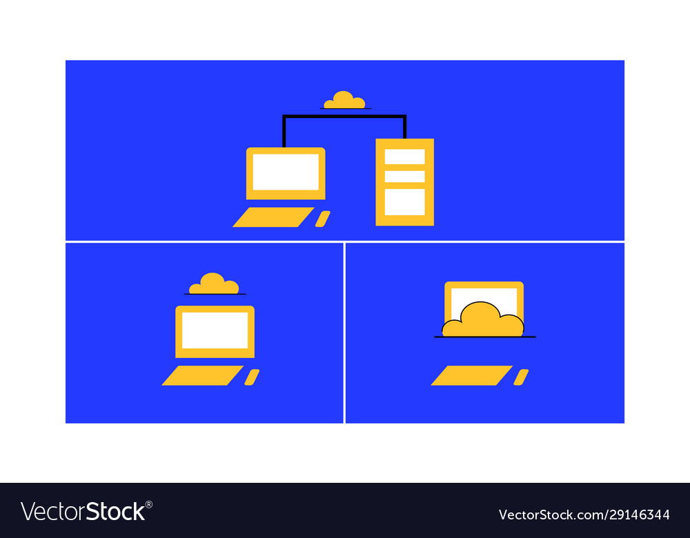Business computing computerized storage using