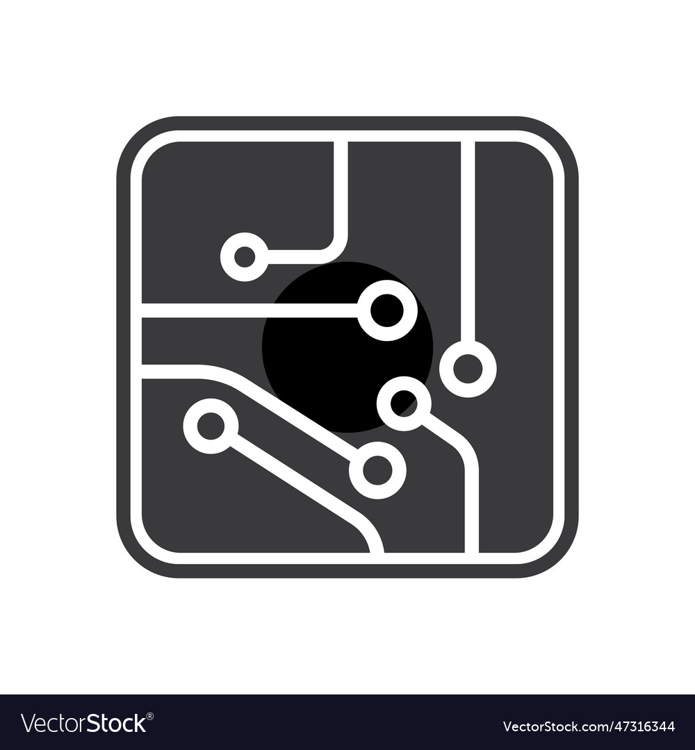 Chip processor icon