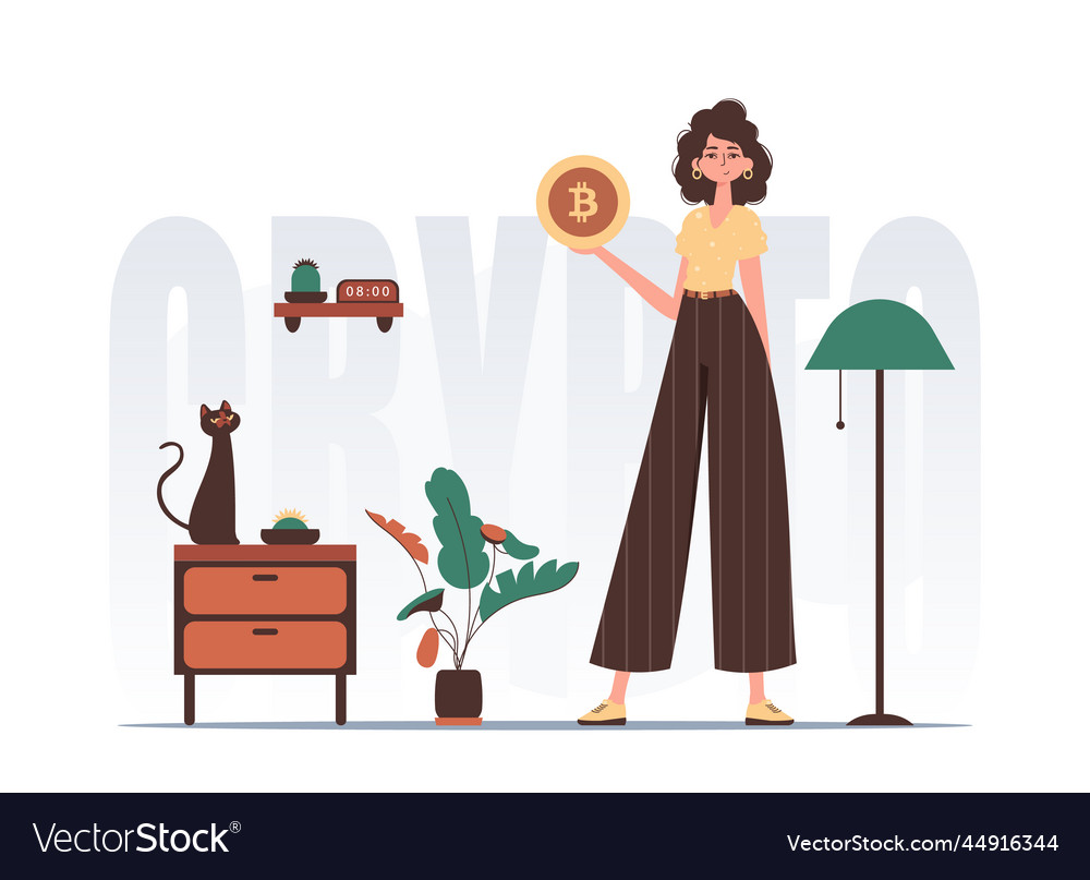 Concept of mining and extraction bitcoin Vector Image Concept of mining and extraction bitcoin