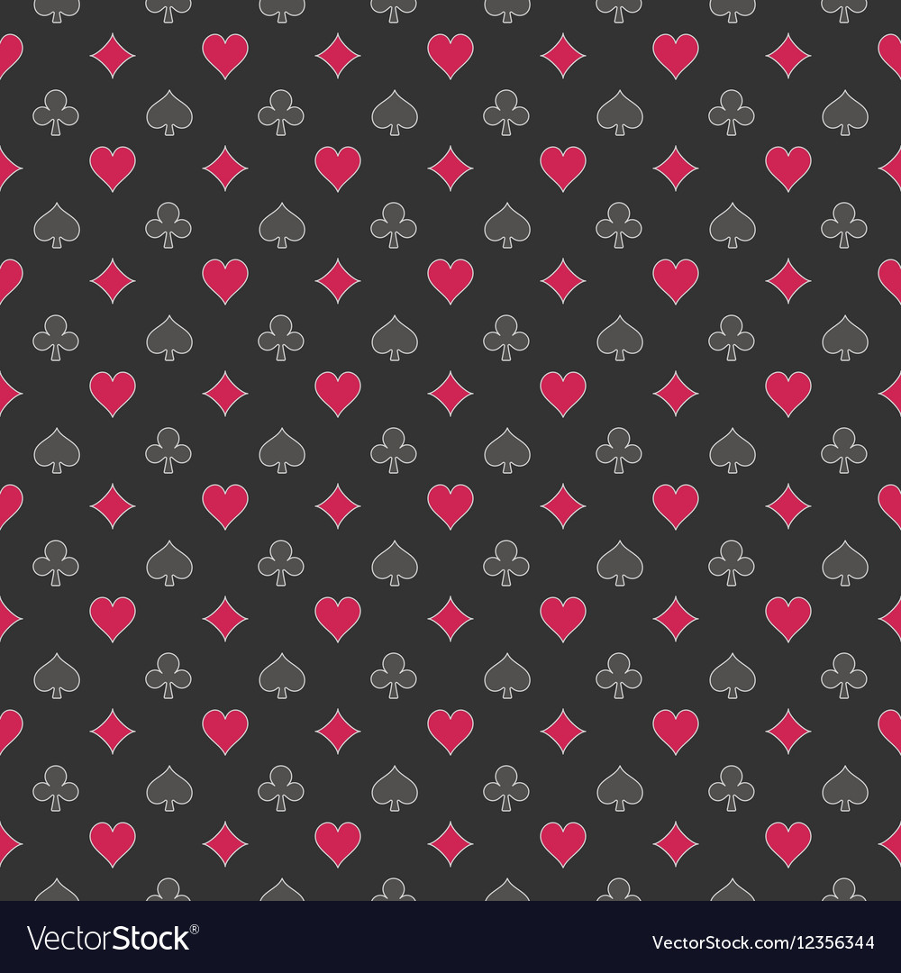 Poker seamless pattern