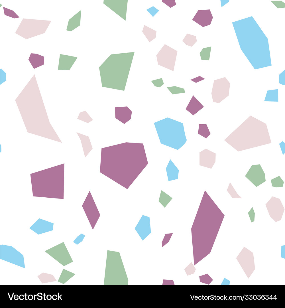 Red terrazzo wall seamless pattern Royalty Free Vector Image