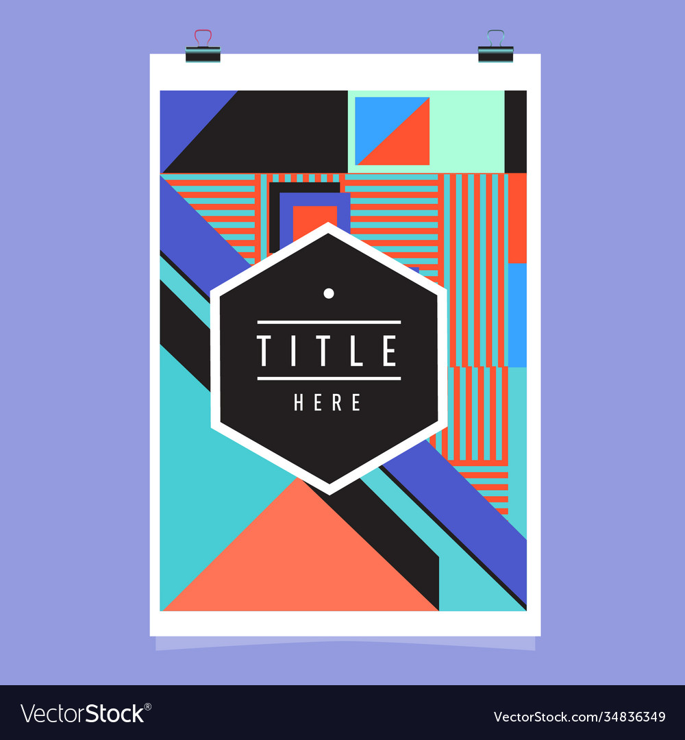 Abstract colorful geometric pattern background