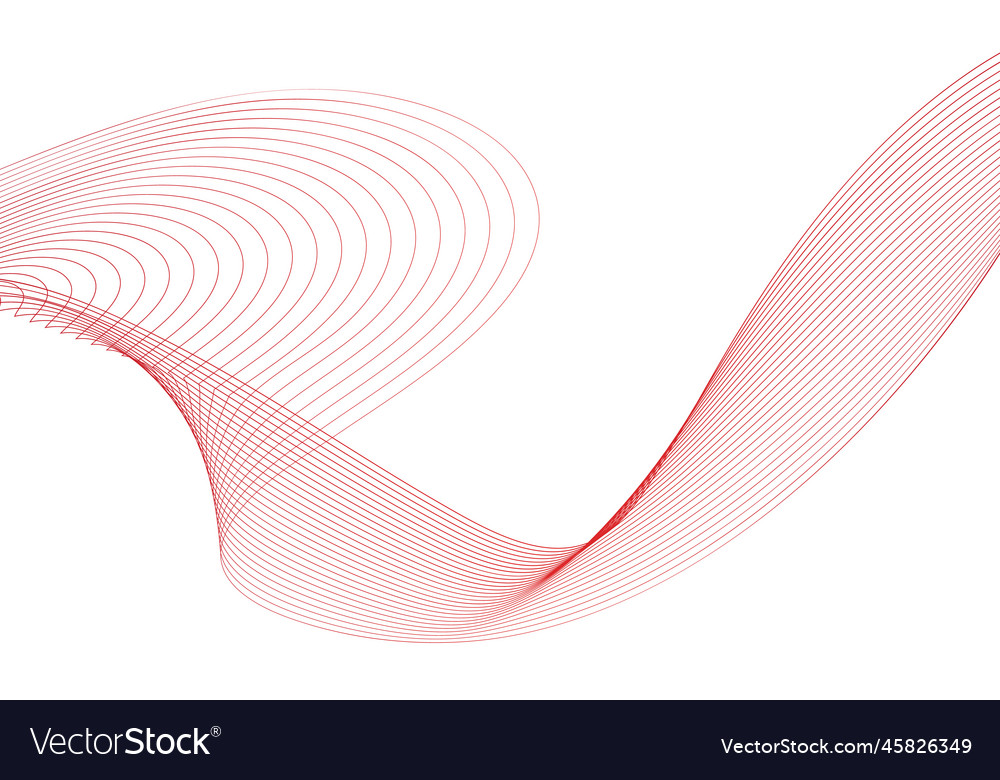 Abstract colorful wave element for design vector image Abstract colorful wave element for design