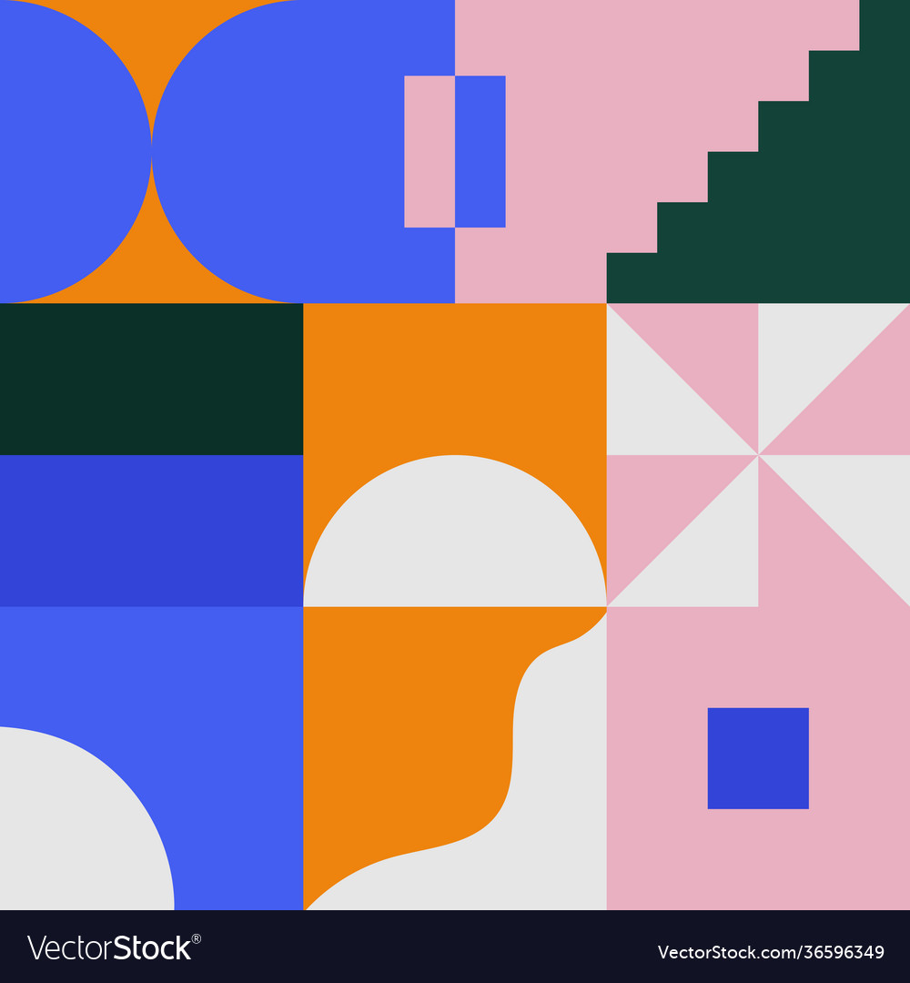 Abstract repetitive pattern design vector image Abstract repetitive pattern design