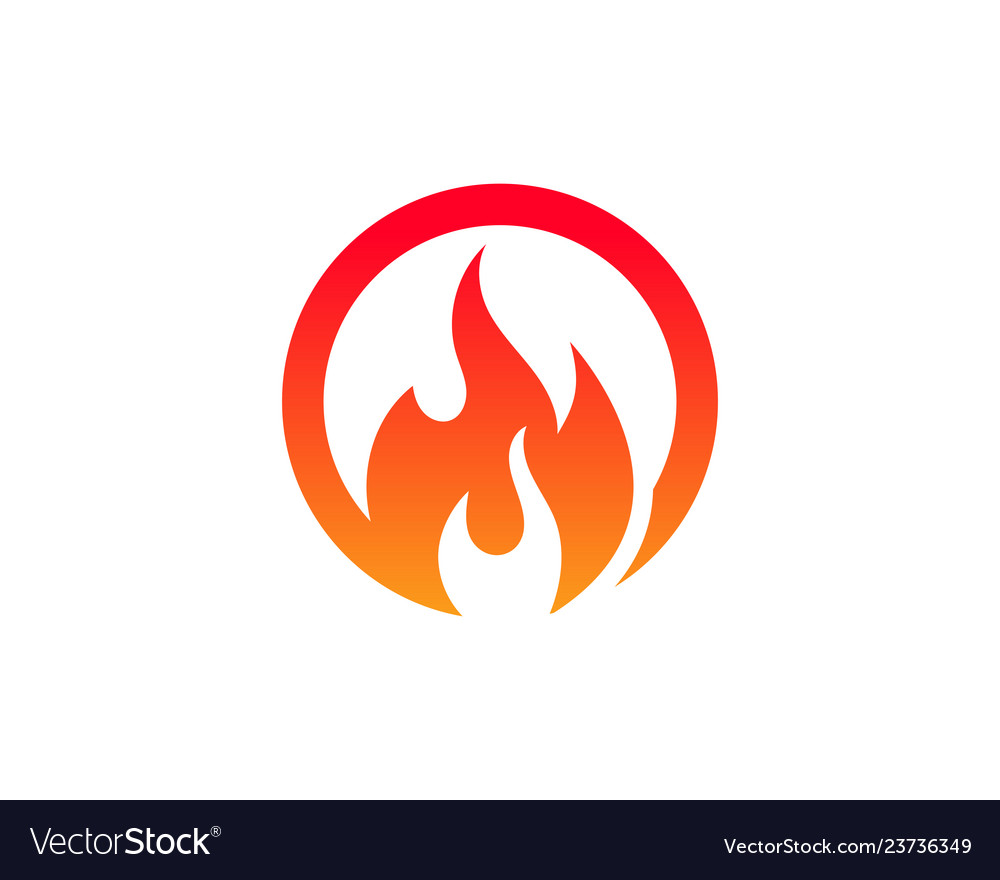 Fire flame Royalty Free Vector Image - VectorStock