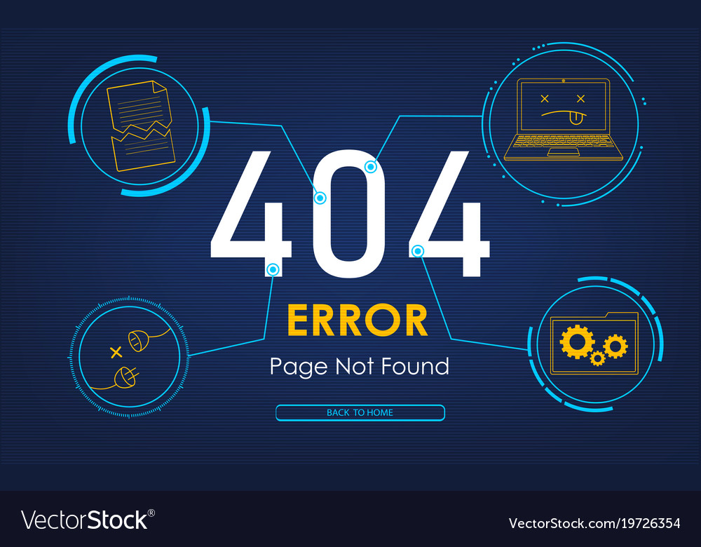 404 Error Page - High Tech