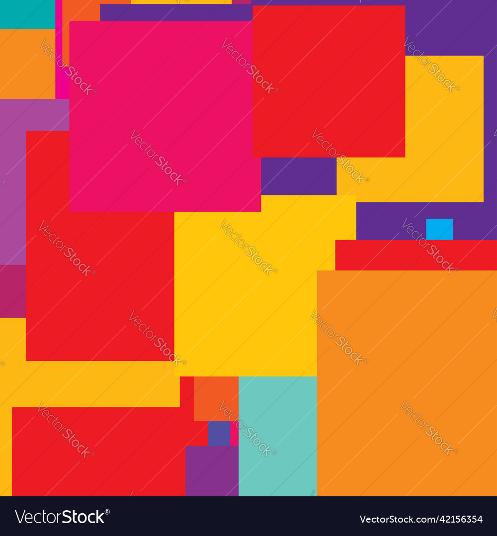 Abstract overlapping squares pattern Vector Image Abstract overlapping squares pattern