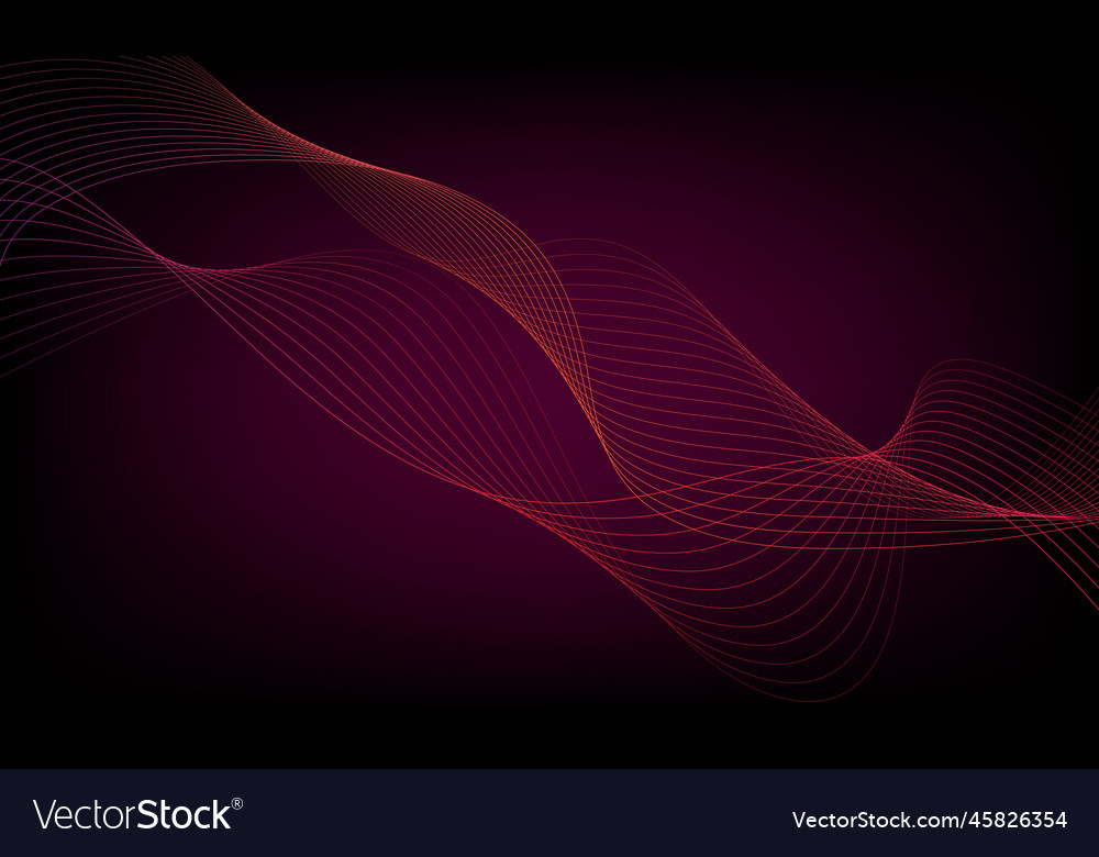 Abstract wave element for design digital