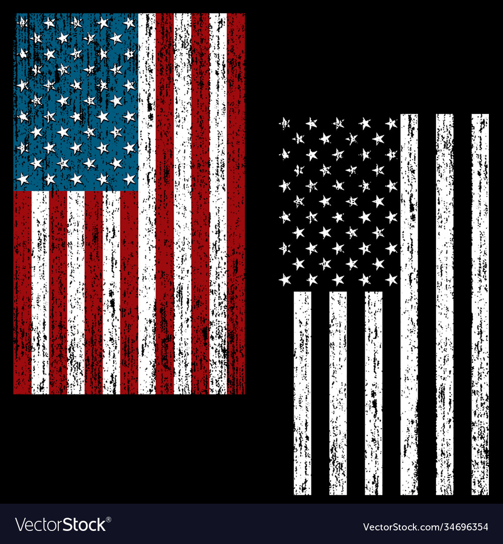 Usa flag t-shirt Royalty Free Vector Image - VectorStock