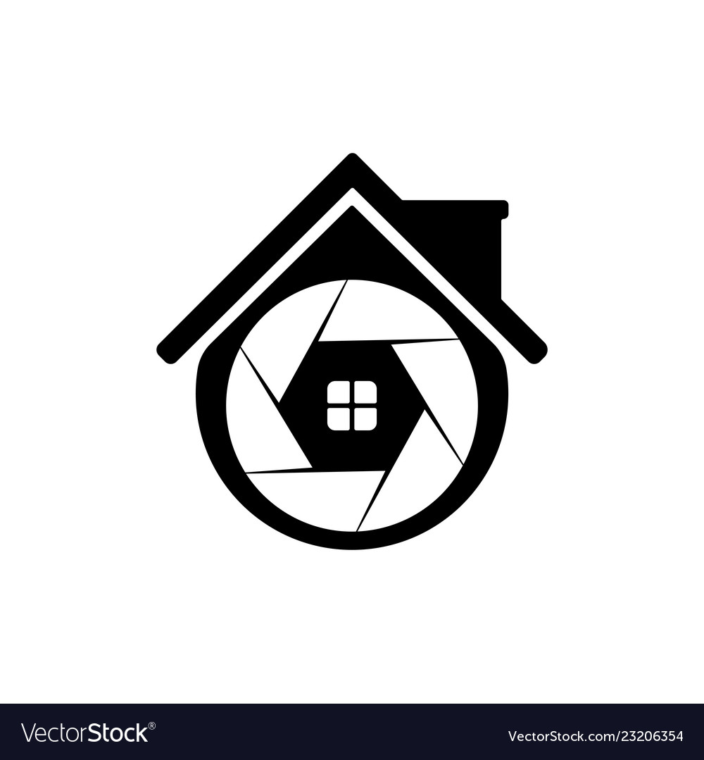 House photography logo template support icon