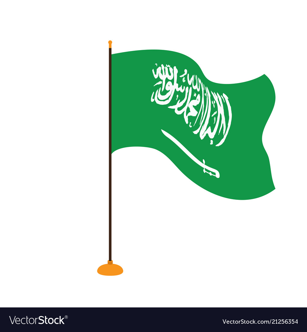 Isolated Flag Of Saudi Arabia Royalty Free Vector Image