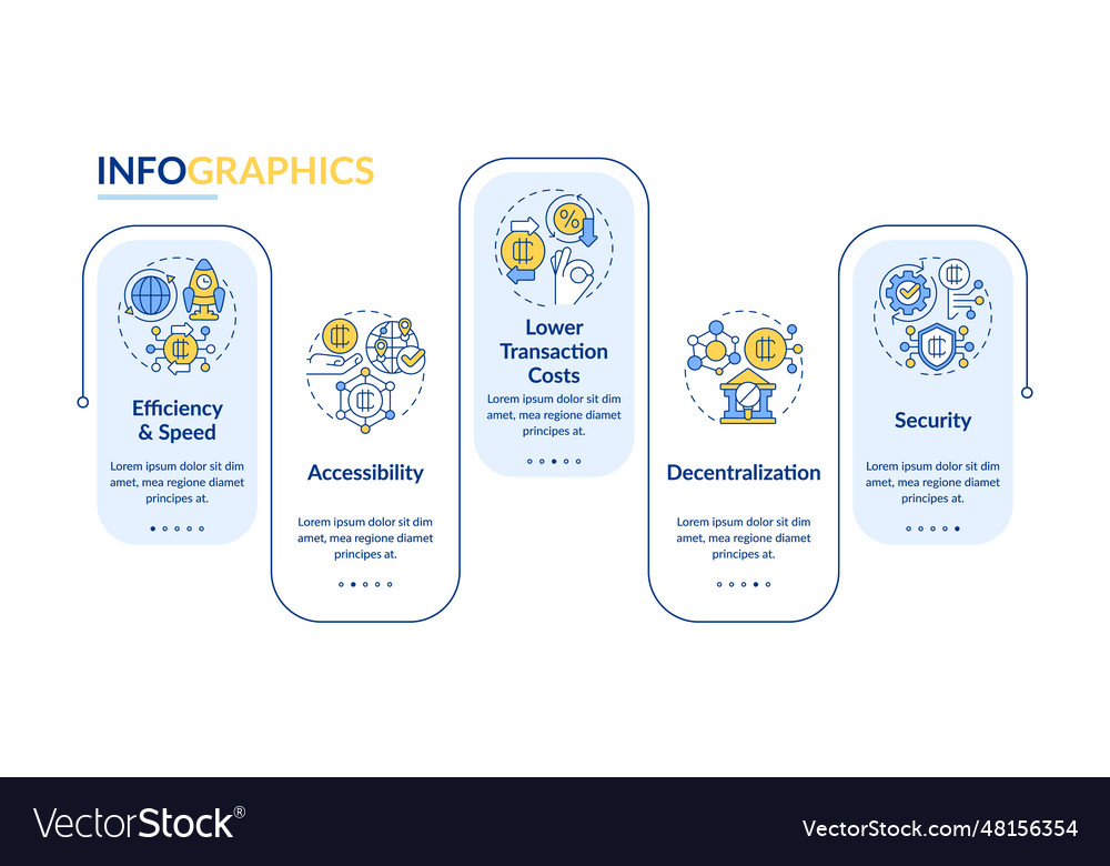 Multicolor digital currency layout with thin line vector image Multicolor digital currency layout with thin line