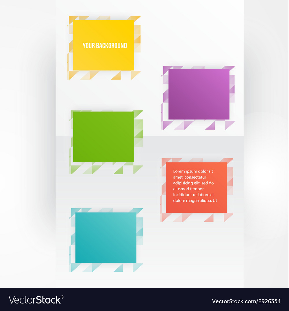 Paper template banner white note