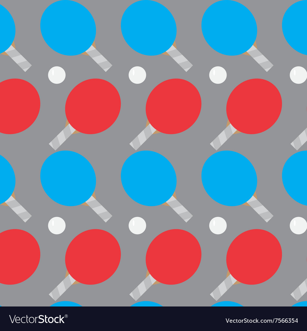 Ping pong seamless pattern