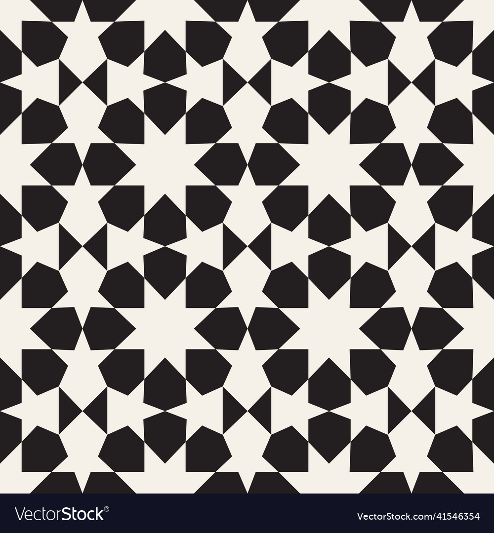 Seamless pattern repeating geometric elements vector image Seamless pattern repeating geometric elements