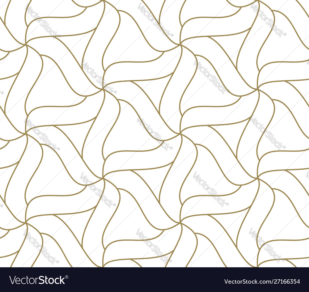 Seamless pattern with abstract geometric line