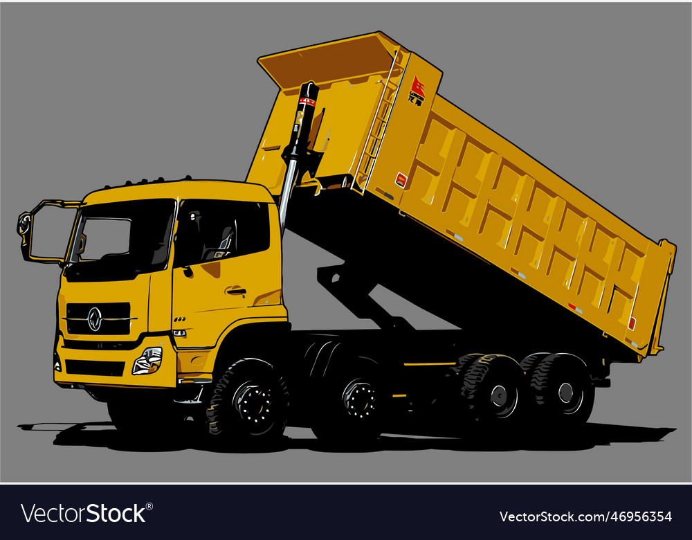 Truck for graphic design Royalty Free Vector Image