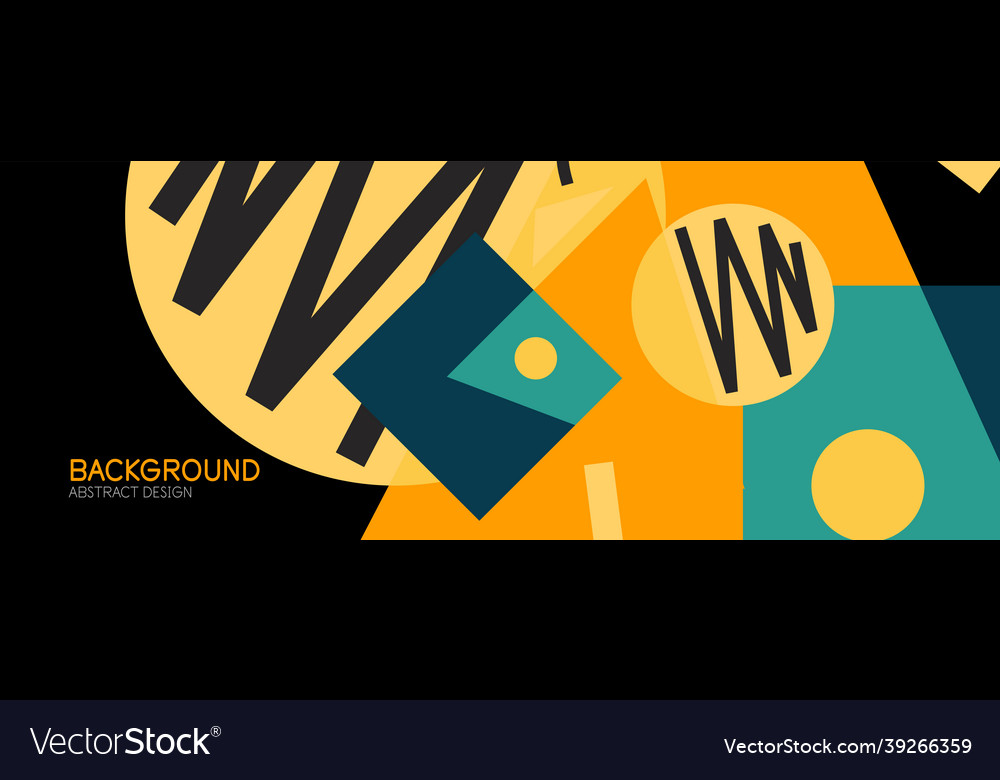 Abstract background with blocks lines geometric vector image Abstract background with blocks lines geometric