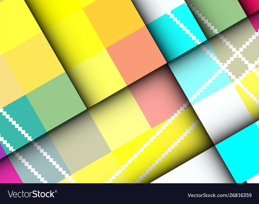 Abstract colorful background with square frames vector image Abstract colorful background with square frames