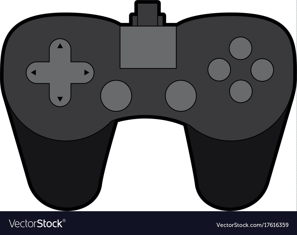 Control game isolated icon Royalty Free Vector Image