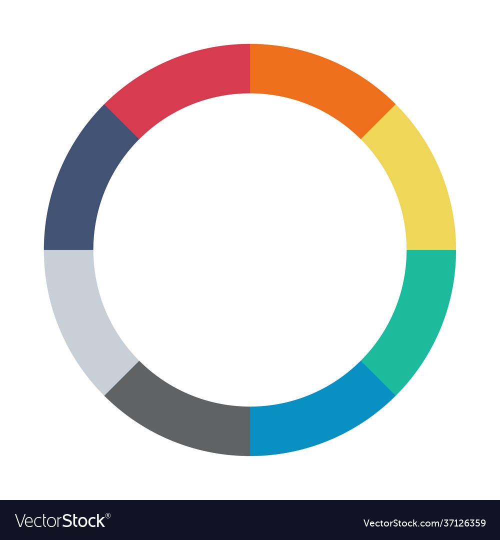 Eight Section Pie Chart