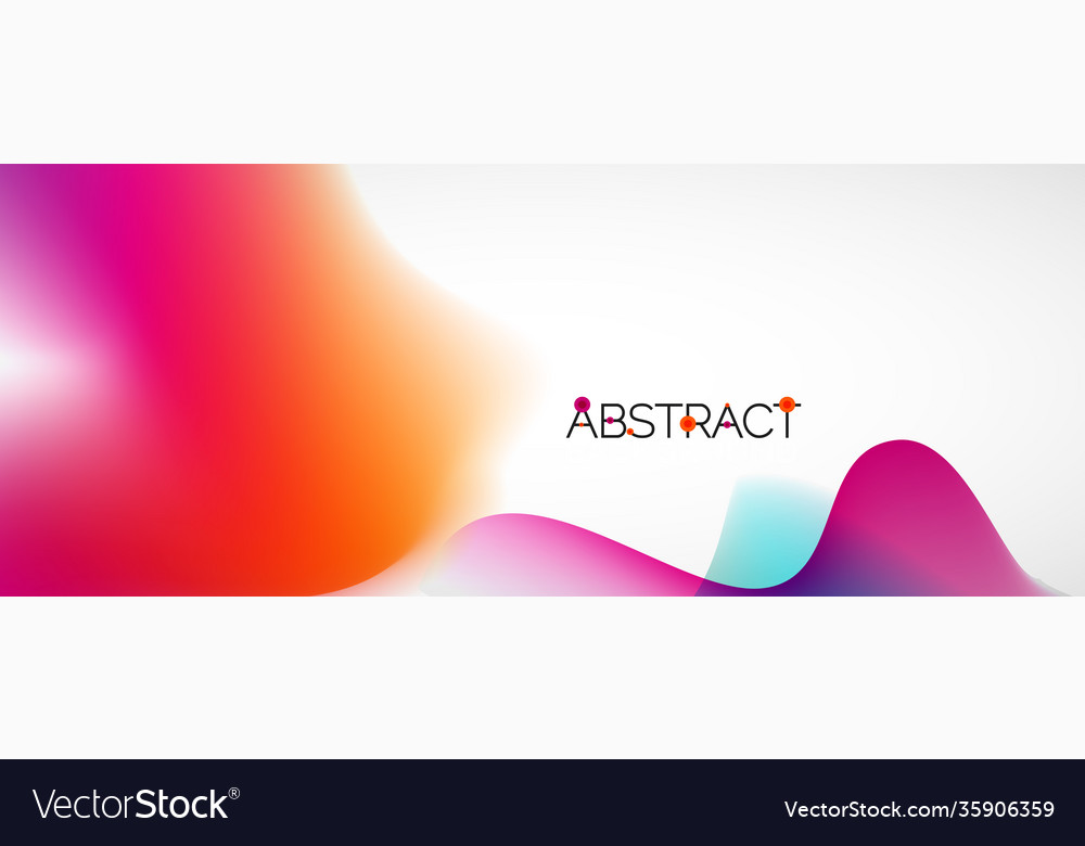 Fluid color gradient abstract background trendy