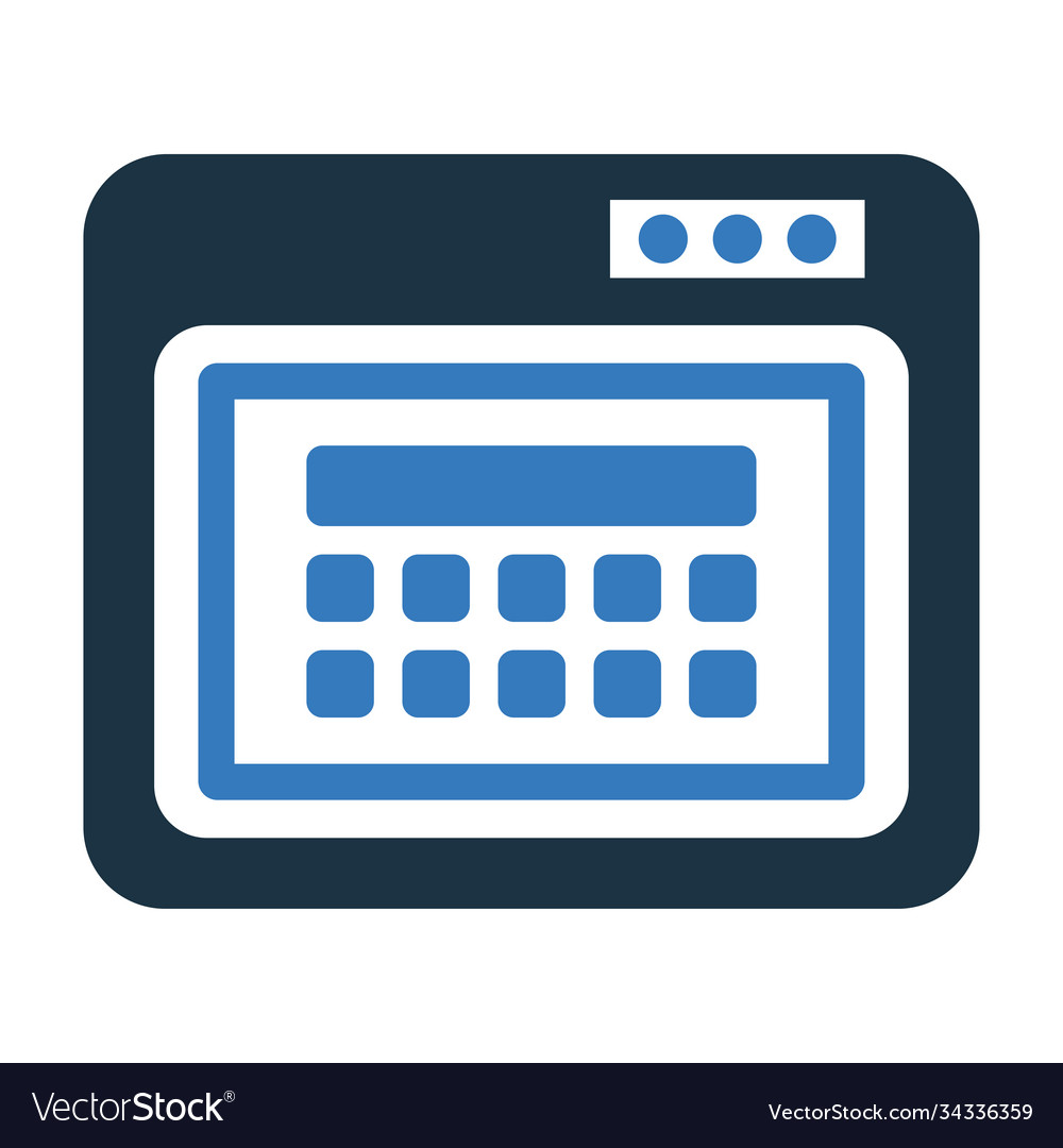 Landing page icon graphics