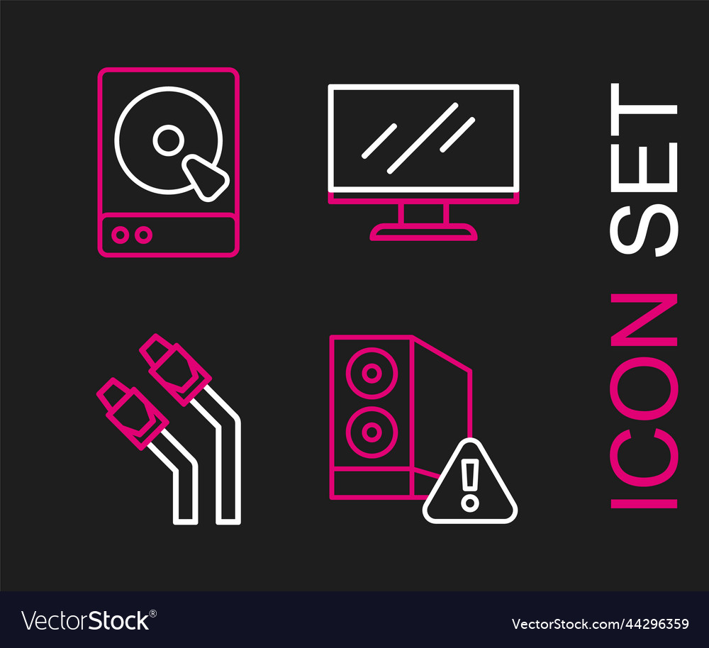 Set line case of computer lan cable network