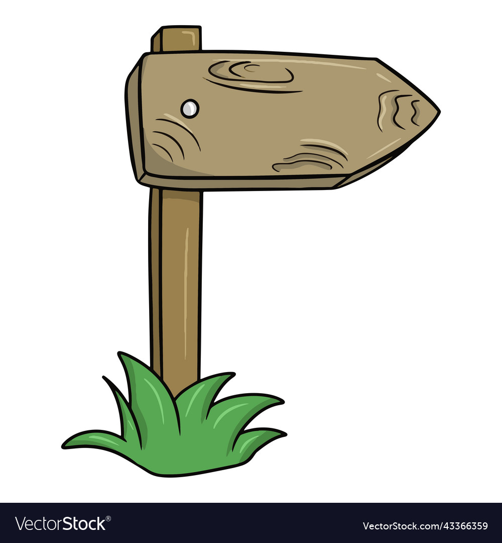 Wooden pointer in cartoon style worn pointers