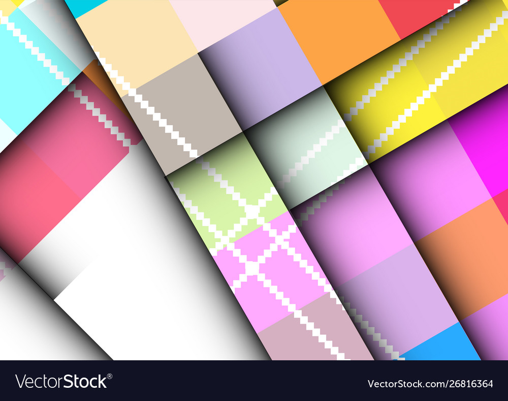 Abstract colorful background with square frames vector image Abstract colorful background with square frames