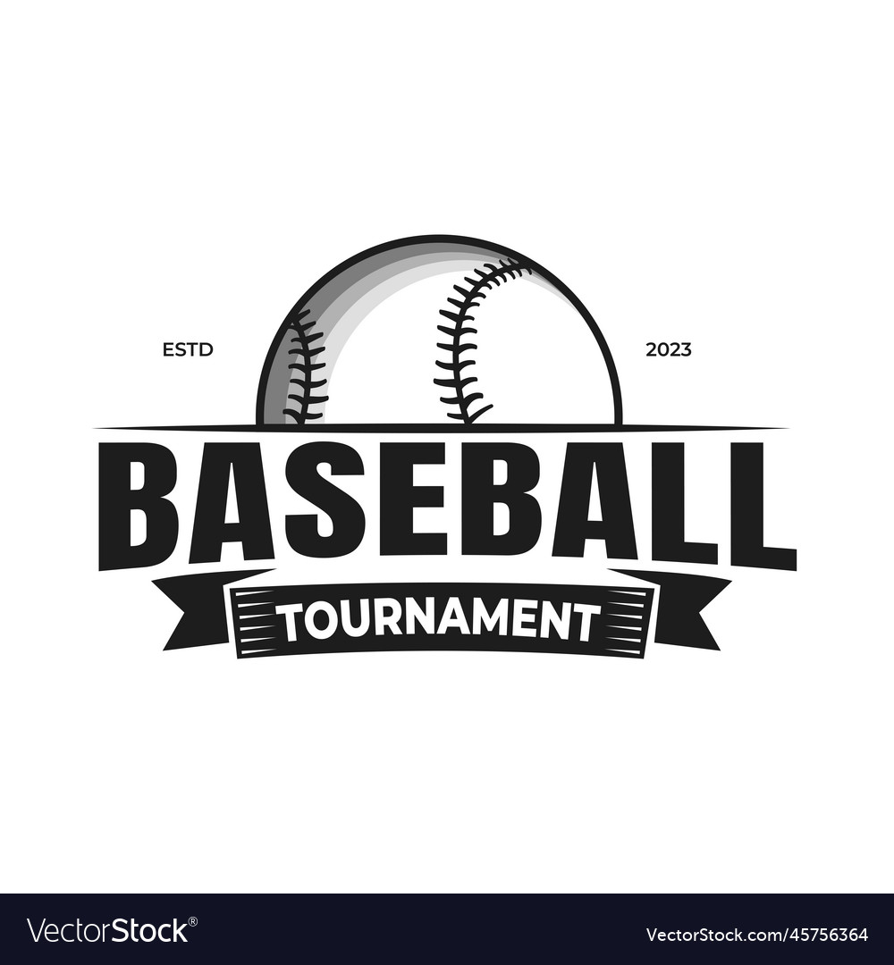 American sports baseball club logo inspiration Vector Image