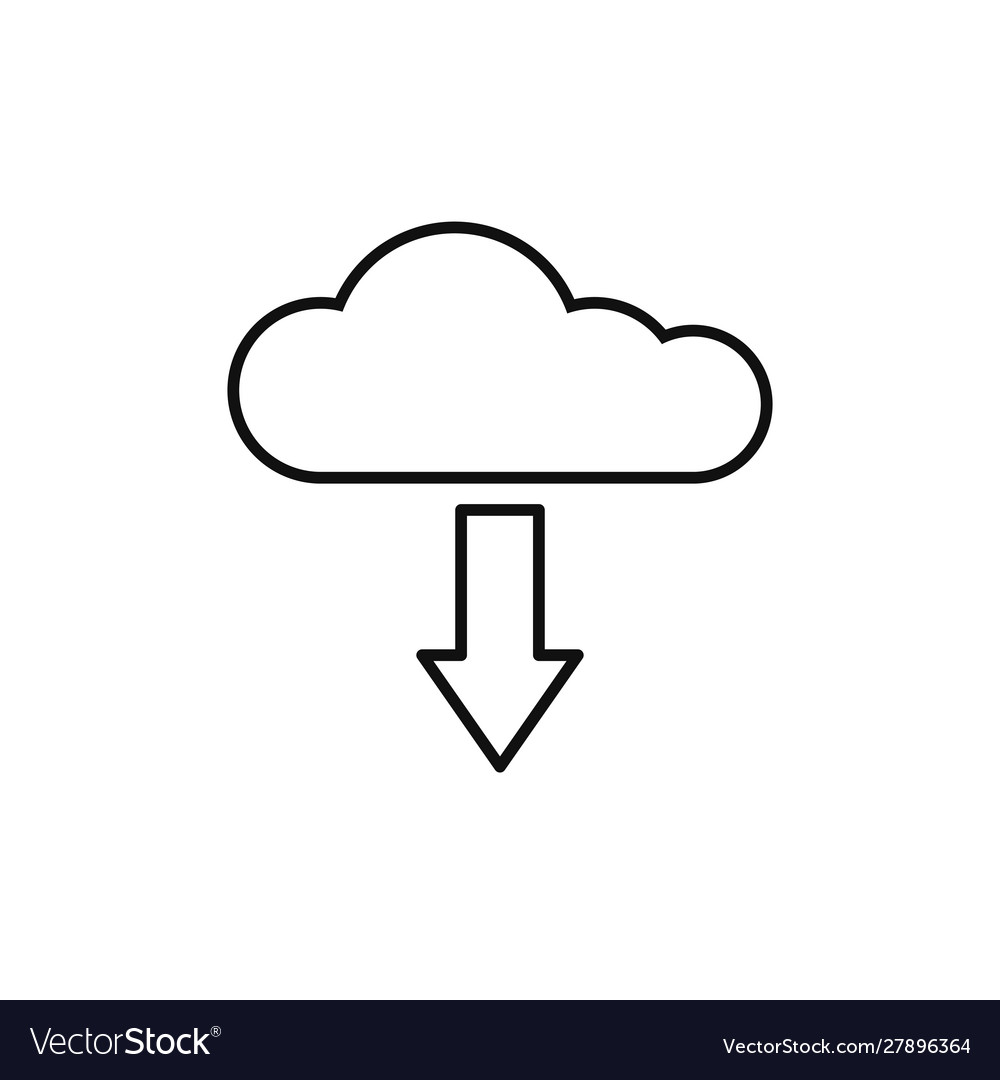 Cloud computing technology internet line style