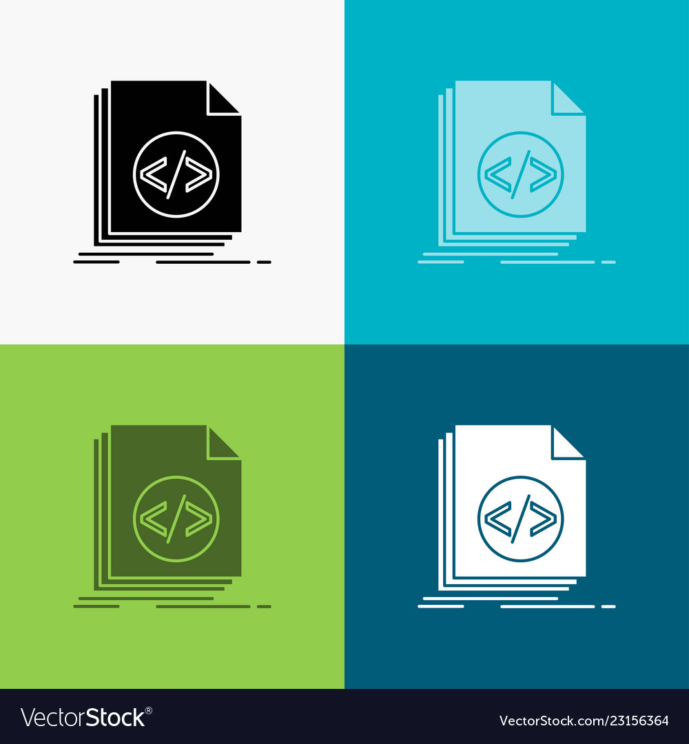 Code Codierung Datei-Programmierskript-Symbol über vector image Code Codierung Datei-Programmierskript-Symbol über