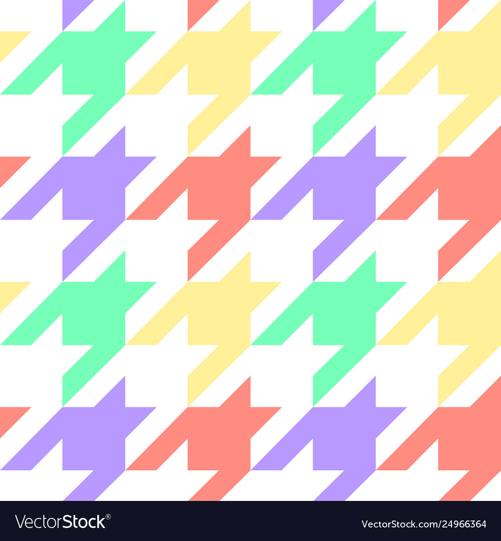 Houndstooth seamless pattern repeat