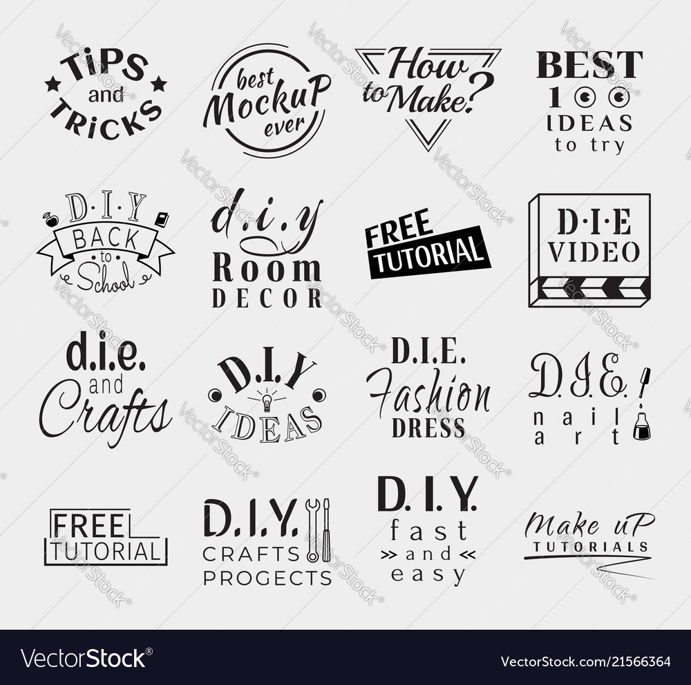 Retro Label Collection - Vintage Style