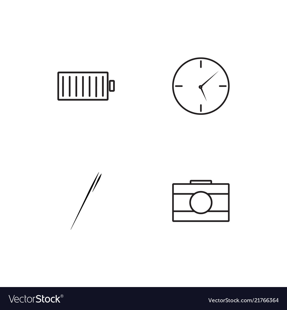 User interface icons set