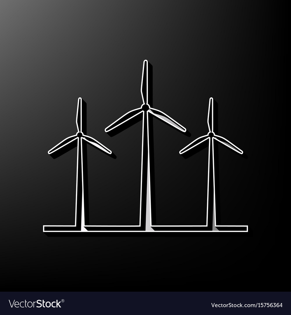 Wind generators signal grey 3d revealed icon image regarding 3d Printable Wind Turbine named Wind generators signal grey 3d published icon