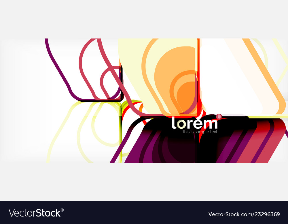 Abstract background multicolored geometric shapes vector image Abstract background multicolored geometric shapes