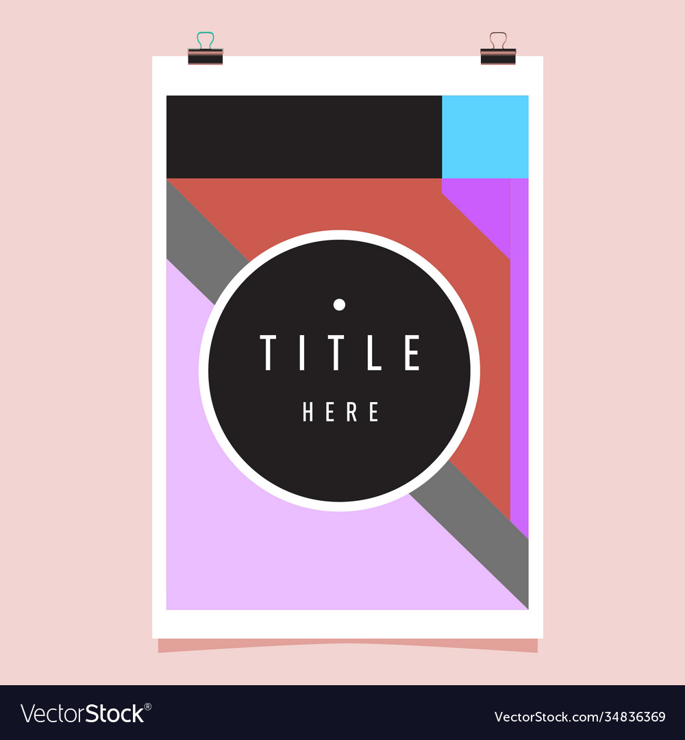 Abstract colorful geometric pattern background Vector Image Abstract colorful geometric pattern background