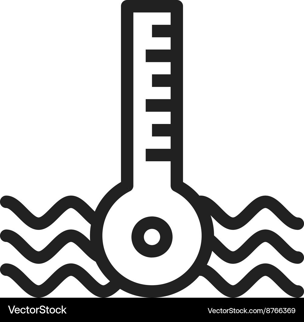 Car Termometer Vector Car temperature Royalty Free Vector Image - VectorStock