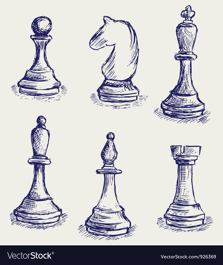 Chess Set Royalty Free Vector Image Vectorstock Chess Set Royalty Free Vector Image Vectorstock
