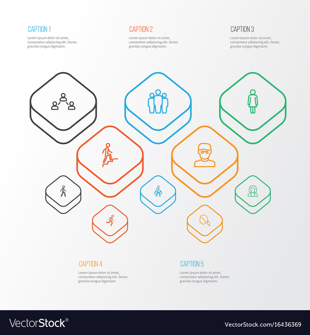 Climbing Person Icons - Dynamic Set