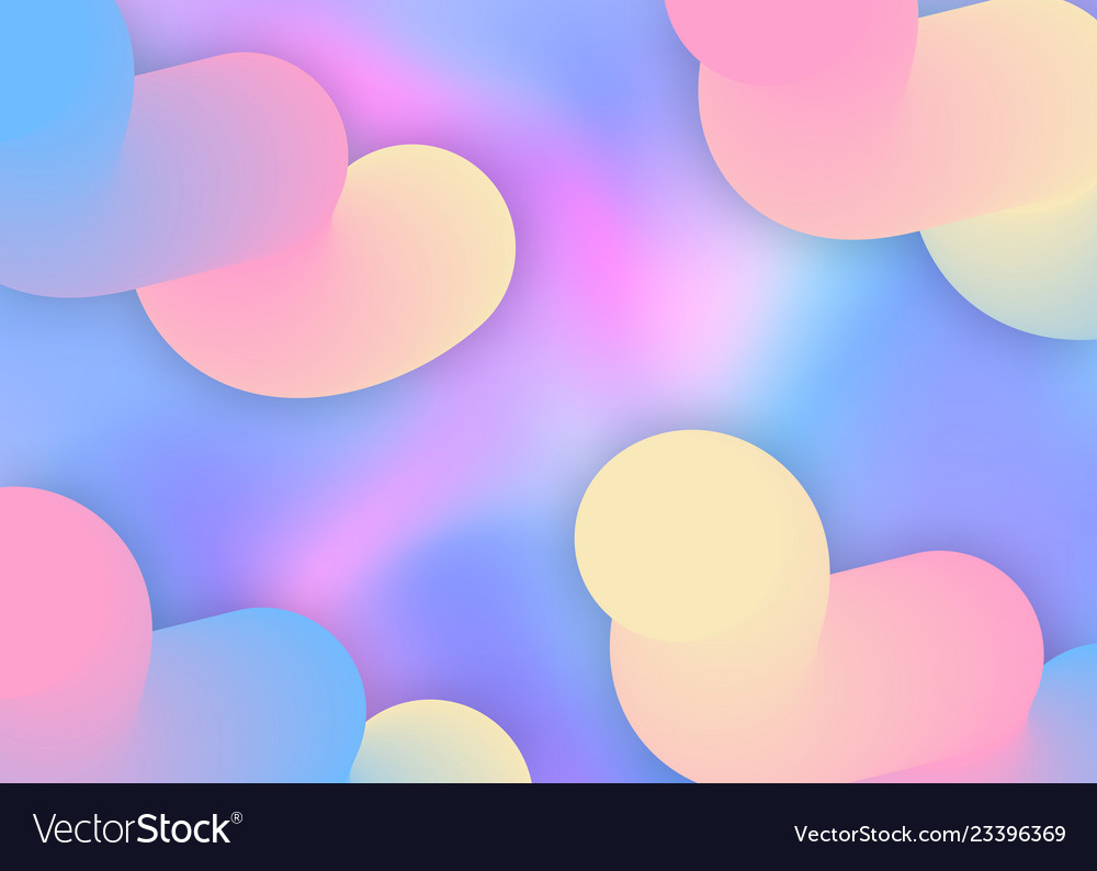 Fluid background with liquid dynamic elements vector image Fluid background with liquid dynamic elements