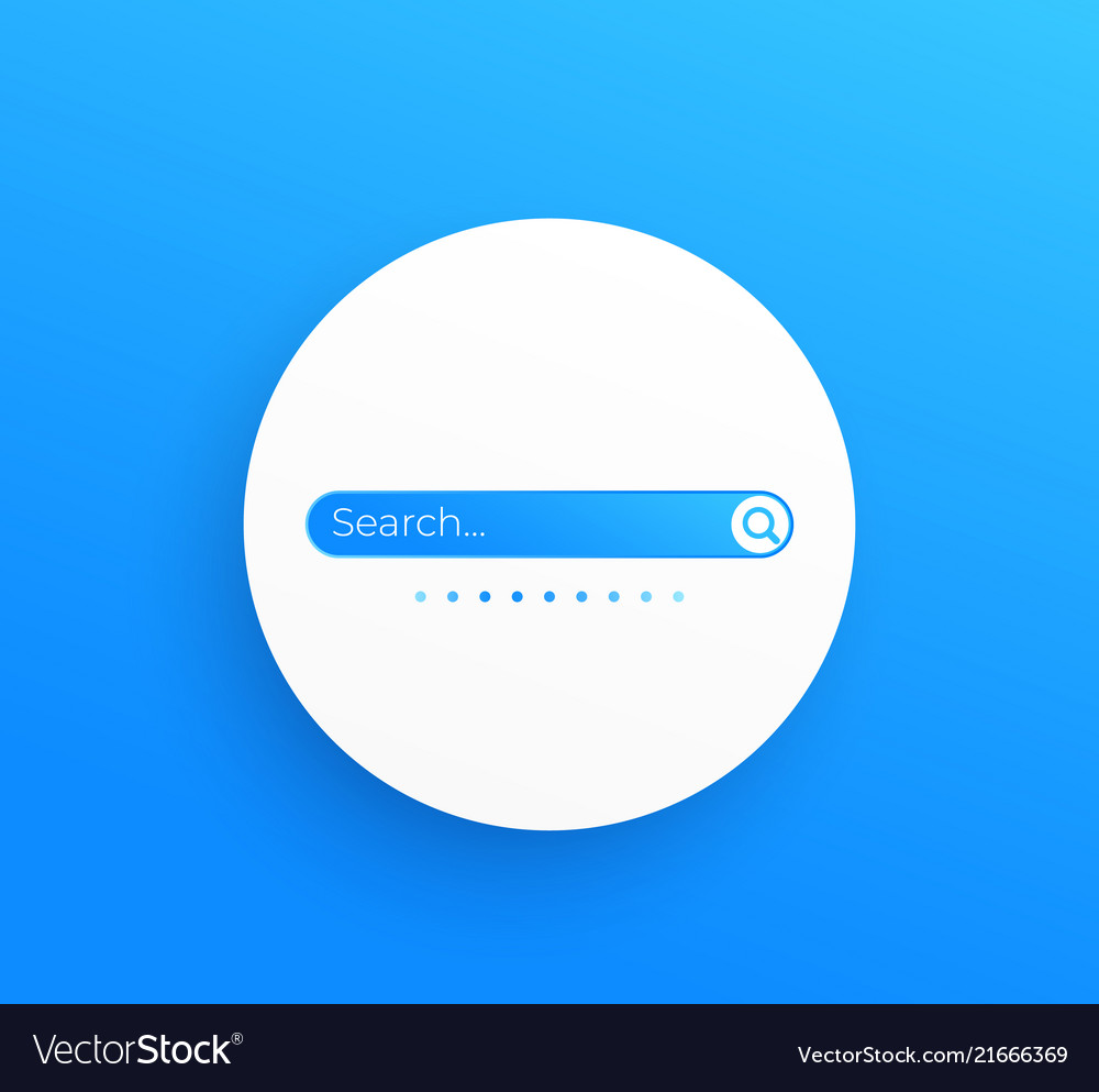 Modern Search Bar UI Elements