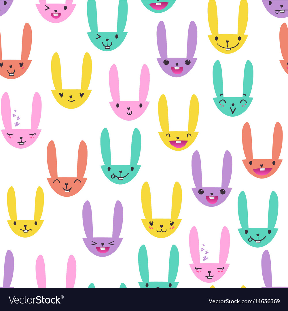 Rabbit seamless pattern-03