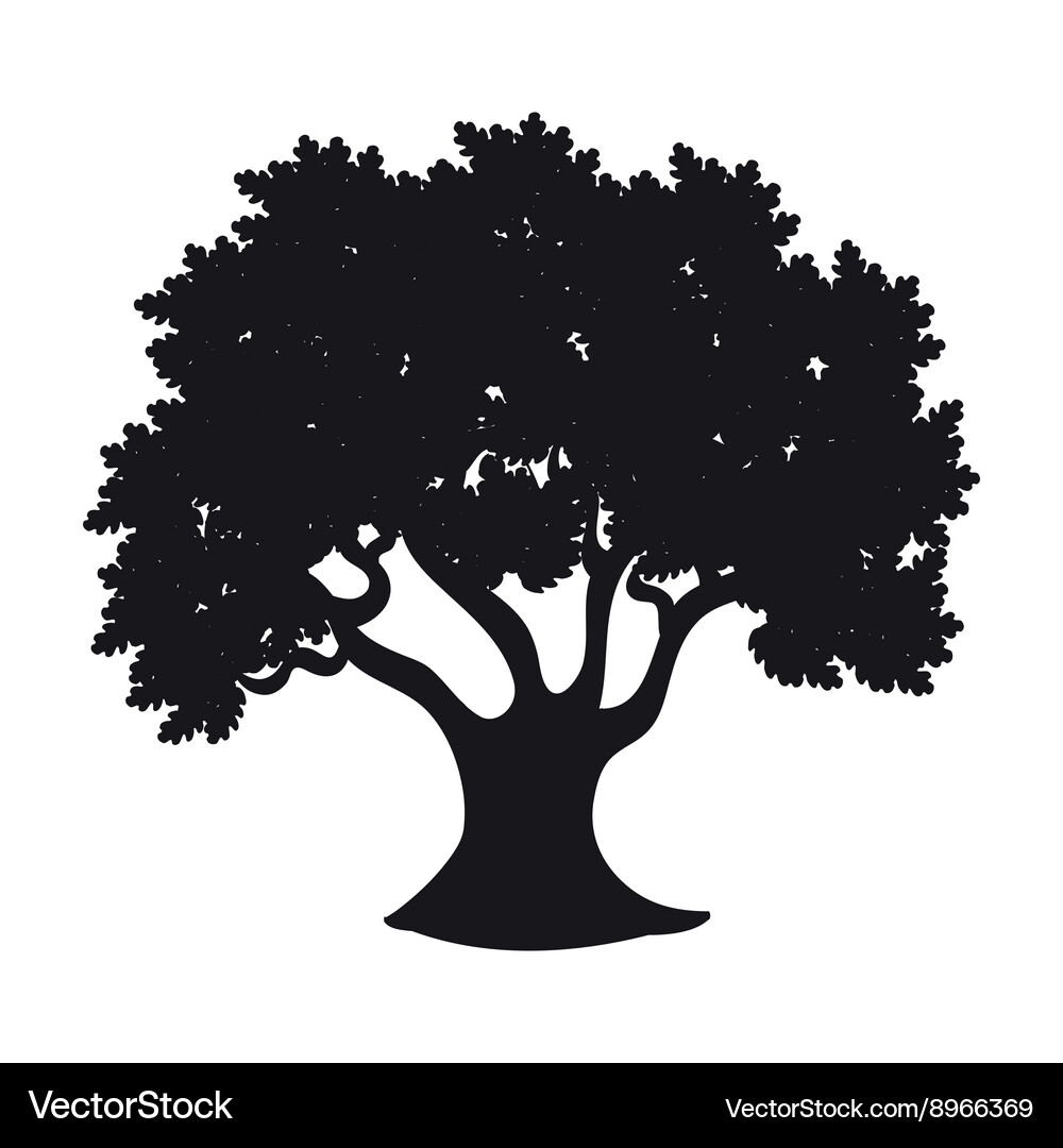 Tree isolated design Royalty Free Vector Image