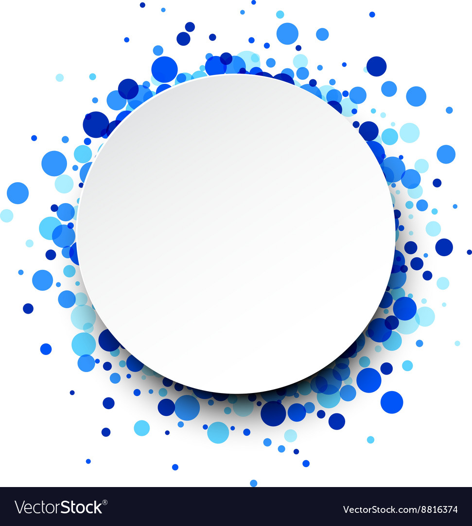 Abstract Blue Drops Background