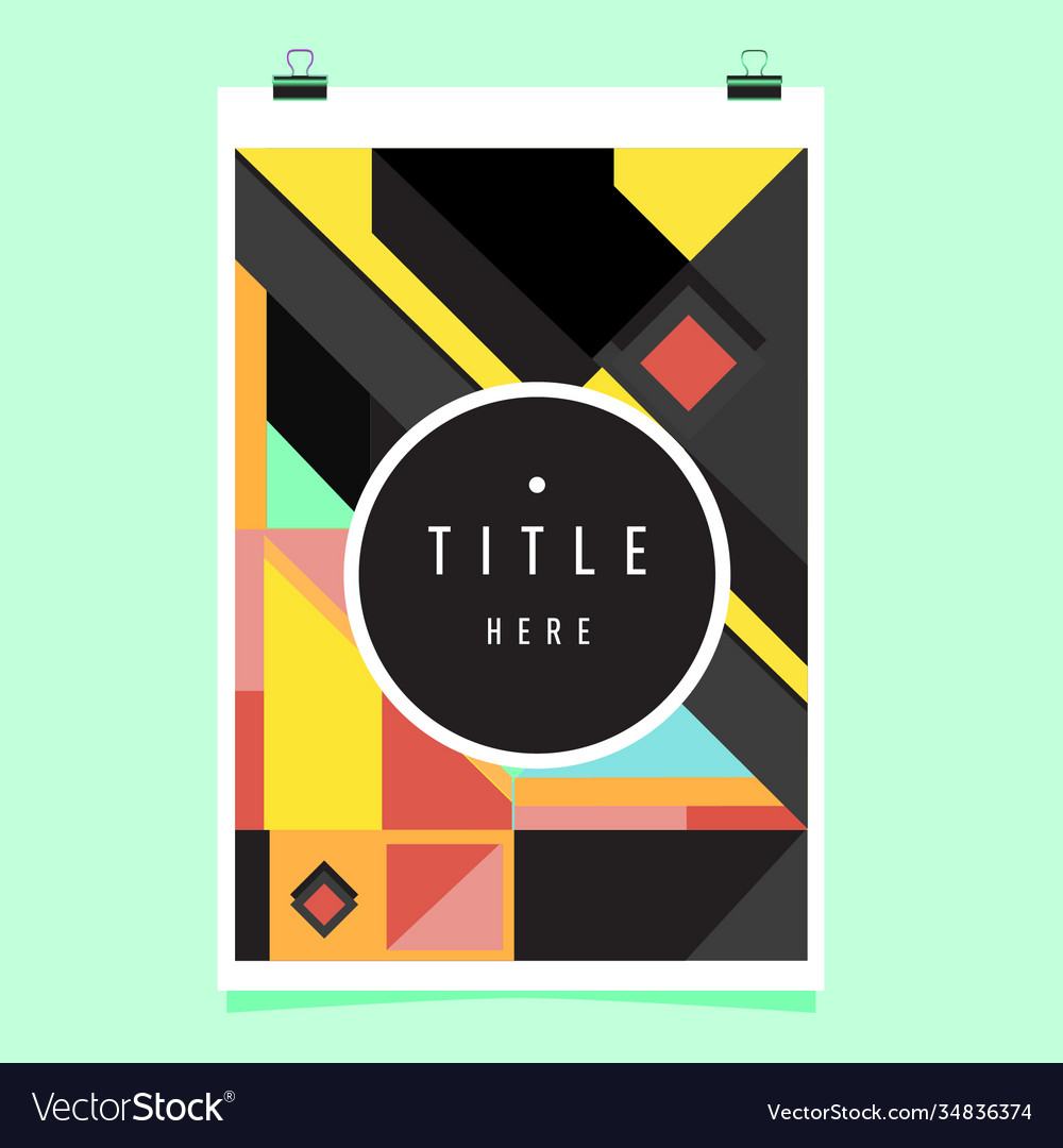 Abstract colorful geometric pattern background